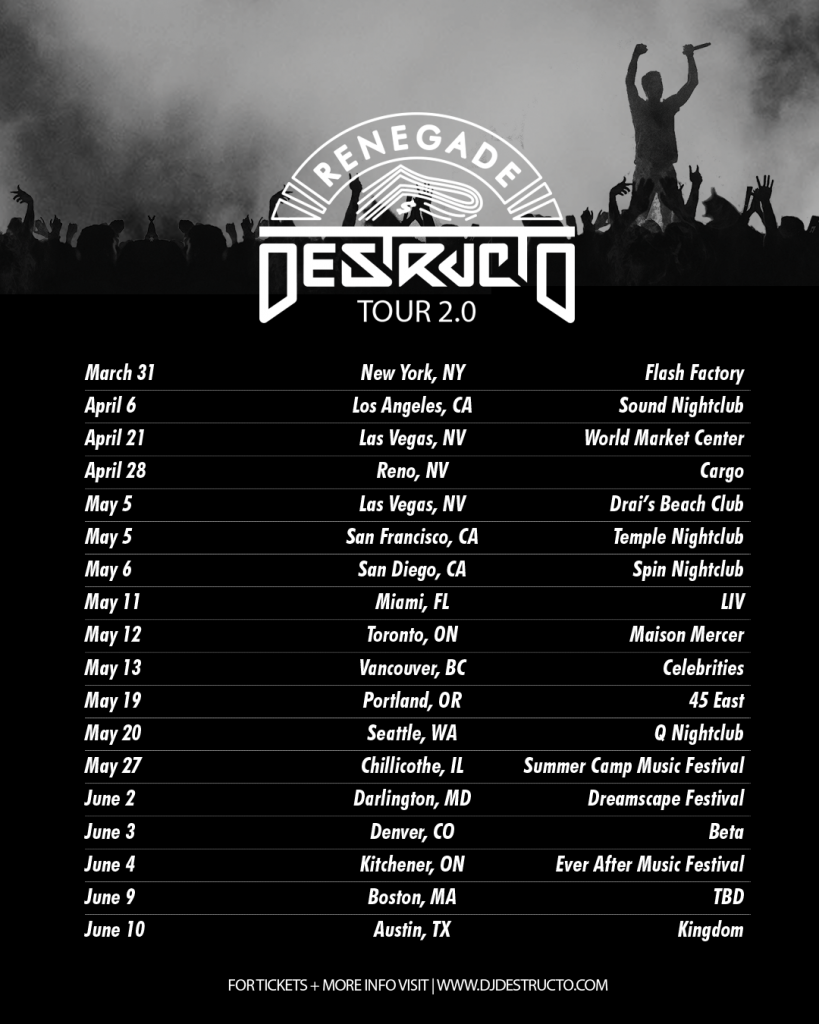 Renegade Tour Dates