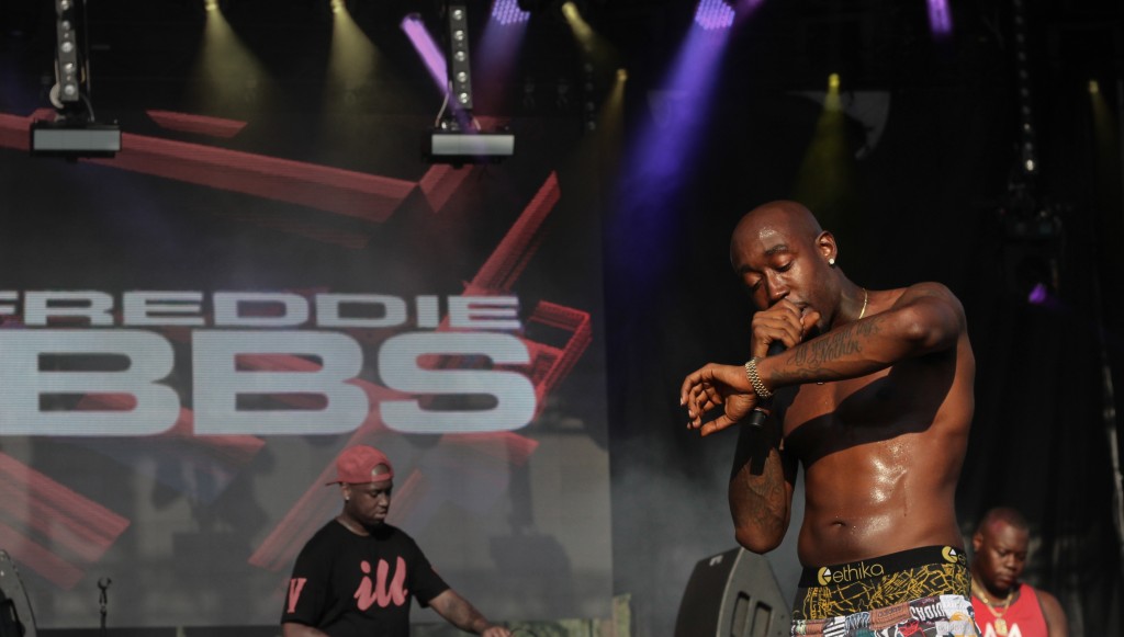Freddie Gibbs @ Time Festival 2015 shot by Kevin Gallant for FUXWITHIT