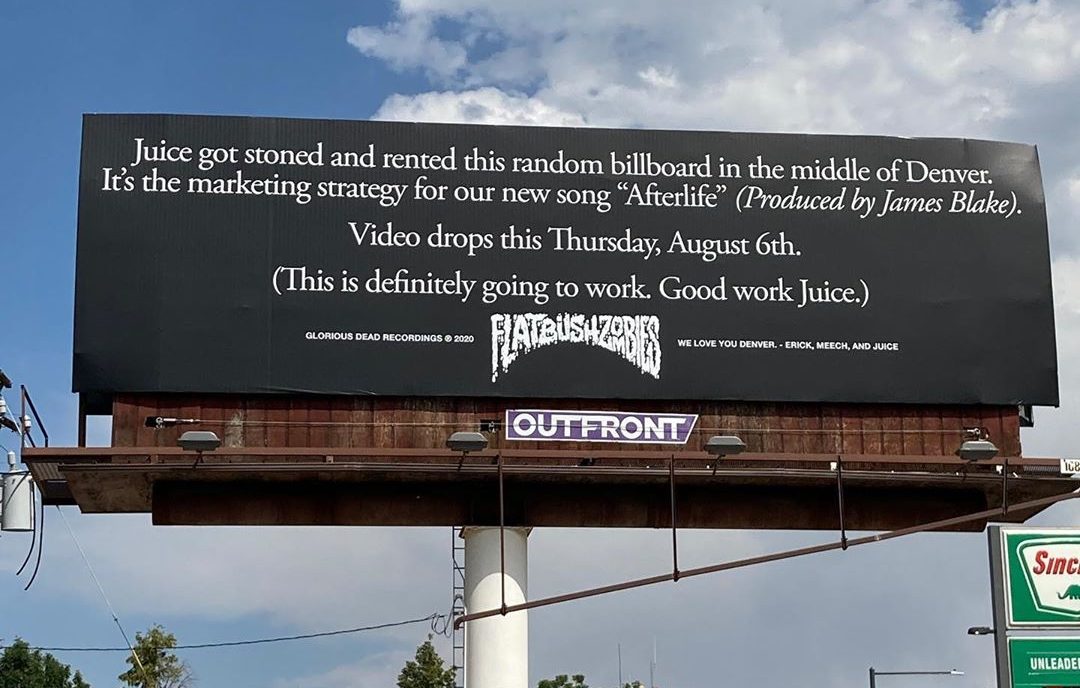 Flatbush Zombies Afterlife Billboard FUXWITHIT