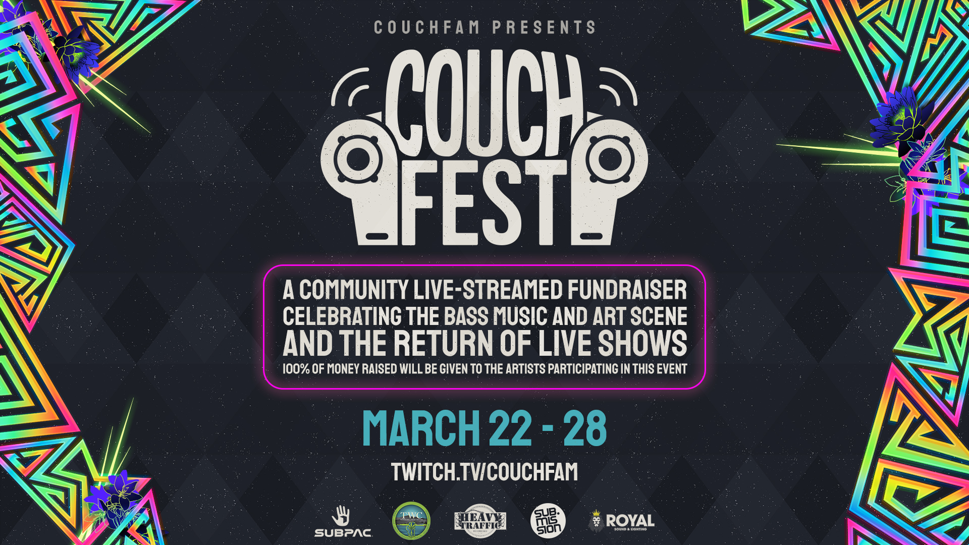 Couch Fest Returns For 2021 With Truth, Supertask, ill.Gates + More