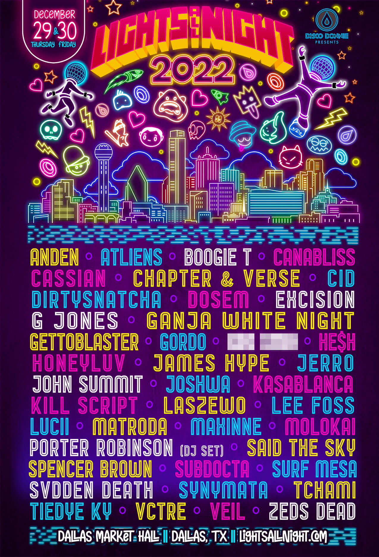 lightsallnightlineup FUXWITHIT